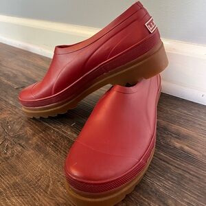 LL Bean low wellies. Never worn outside. Size 8.